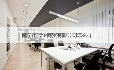南宁市冠企商贸怎么样 南宁市商业贸易发展